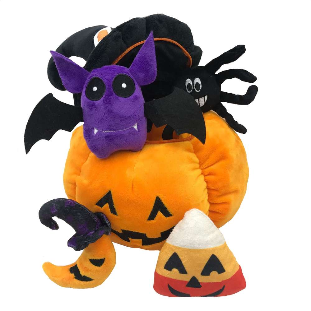 Halloween Hat Pumpkin Pillow Plush Toy - Minihomy