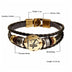 Twelve Constellation Cowhide Bracelet