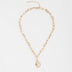 Queen Gold Coin Pendant Fashion Clavicle Chain - Minihomy