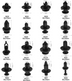 620Pcs Car Body Plastic Push Pin -Rivet Fasteners Trim Panel Moulding Auto Clips - Minihomy