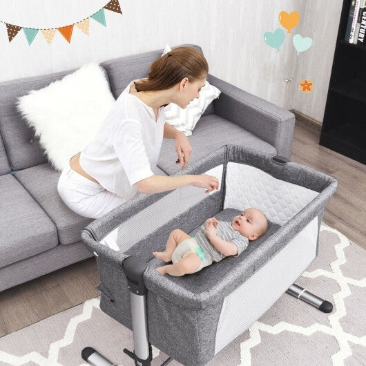 Travel Portable Baby Bed Side Sleeper - Bassinet Crib with Carrying Bag