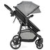 2-in-1 Foldable Pushchair Newborn Infant Baby Stroller-Gray - Color: Gray - Minihomy