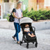 One-Hand Folding Portable Lightweight Baby Stroller with Aluminum Frame-Gray - Color: Gray - Minihomy