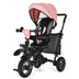 7-In-1 Baby Folding Tricycle Stroller with Rotatable Seat-Gray - Minihomy