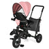 7-In-1 Baby Folding Tricycle Stroller with Rotatable Seat-Gray - Minihomy