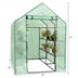 8 shelves Mini Walk In Greenhouse Outdoor Gardening Plant Green House - Color: Green - Minihomy