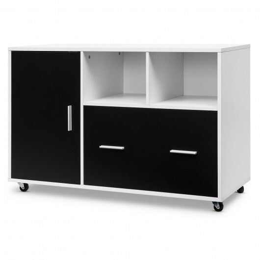 Lateral Mobile File Storage Cabinet - Minihomy