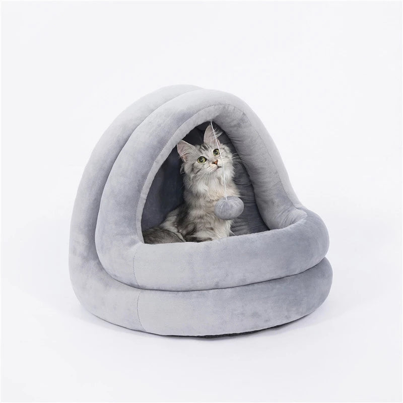 High Quality Cat House Beds Kittens Pet Cats Sofa for Small Kennel Home Cave Sleeping Nest Indoor Products