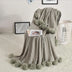 Ball carpet cotton knit blanket Sofa Cover Air Conditioning Blanket - Minihomy