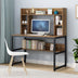 Computer Desk With Bookshelf 47-inch Home Office Desk Space-Saving Design - Minihomy