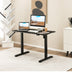 Electric Standing Desk Adjustable Stand up Computer Desk Anti-collision-Black - Color: Black - Minihomy