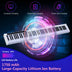 88-Key Portable Electronic Piano with Voice Function-White - Color: White - Minihomy