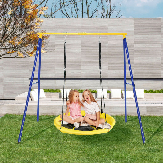 Extra Large Heavy Duty A-Frame Steel Swing Stand - Minihomy