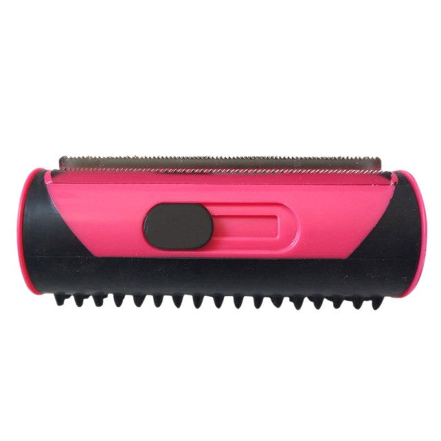 Pet Hair Removal Comb For Dogs Cat Detangler Fur Trimming Roller Comb - Minihomy