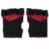 Half Finger Padded Cycling Gloves, Red - Minihomy