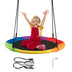 40 Inch Flying Saucer Tree Swing Outdoor Play for Kids - Color: Multicolor - Minihomy