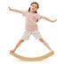 35.5 Inch Wooden Wobble Balance Board for Toddler and Adult - Color: Natural - Minihomy