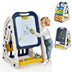 3-in-1 Kids Art Easel Double-Sided Tabletop Easel with Art Accessories-Blue - Color: Blue - Minihomy