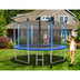 Outdoor Trampoline with Safety Closure Net-12 ft - Color: Blue - Size: 12 ft - Minihomy