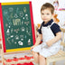 Flip-Over Double-Sided Kids Art Easel - Minihomy