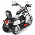 6V 3 Wheel Kids Motorcycle-White - Color: White - Minihomy