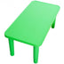 Kids Colorful Plastic Table and 4 Chairs Set - Color: Multicolor - Minihomy