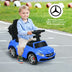 3-in-1 Mercedes Benz Ride-on Toddler Sliding Car-Blue - Minihomy