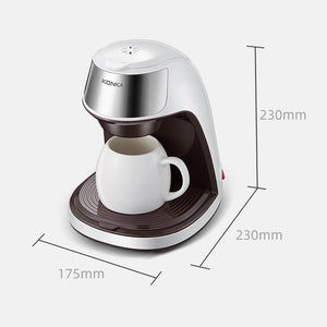 Coffee Machine Fully Automatic Home Office Mini American Small Portable Coffee Maker - Minihomy