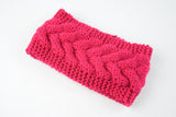 Twist Knitted Wool Headband With Ear Protection Headgear