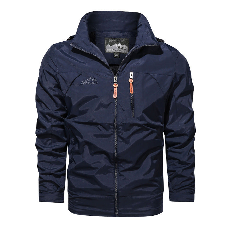 Plus Size Jacket Men's Outdoor Hooded Men's Jackets - Minihomy