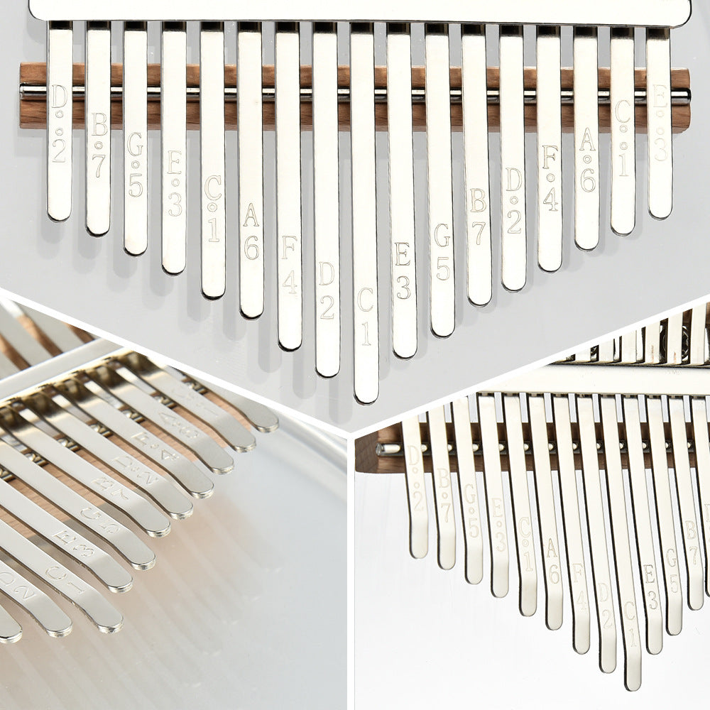 Acrylic Crystal 17-tone Kalimba Thumb Piano - Minihomy