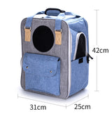 Outdoor Portable Summer Breathable Large-capacity Canvas Backpack Space Capsule - Minihomy