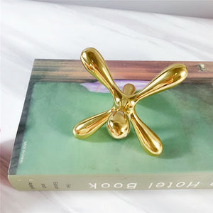 Modern Minimalist Creative Pure Copper Paperweight Book Ornaments