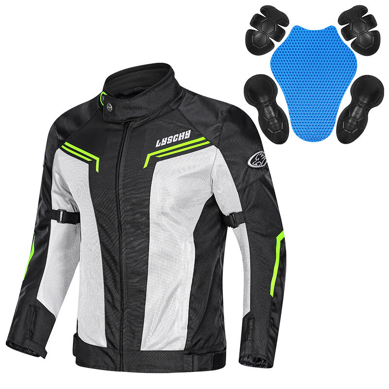 Motorcycle Mesh Summer Jacket Men Women - Minihomy