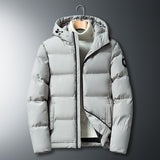 Men Casual Hooded Warm Cotton Jacket - Minihomy