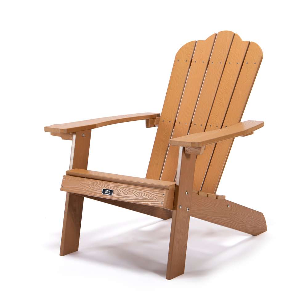 Adirondack Chair Backyard Outdoor Furniture Painted Seating With Cup Holder All-Weather And Fade-Resistant - Minihomy