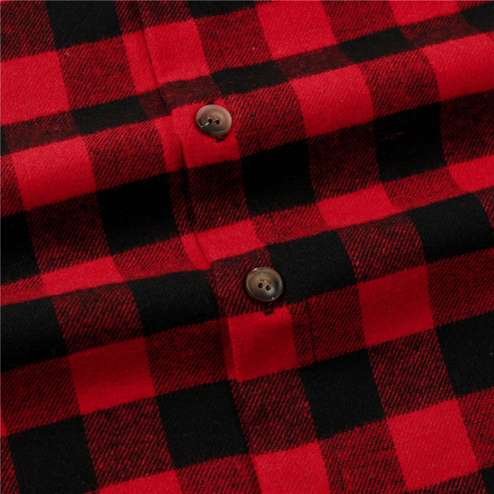 Casual Plaid Shirt For Men - Minihomy