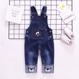 Baby Boy Denim Overalls Kids Jeans - Minihomy