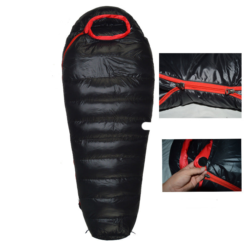 Camping Thickened Warm And Cold-proof Duck Down Sleeping Bag - Minihomy