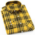 Men Casual Plaid Long Sleeved Shirt - Minihomy