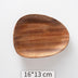 Acacia Wooden Tray Cake Tray Wooden Irregular Dinner Plate Homestay Hotel Set Plate - Minihomy