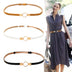 Adjustable Pair Buckle Dress Small Belt - Minihomy