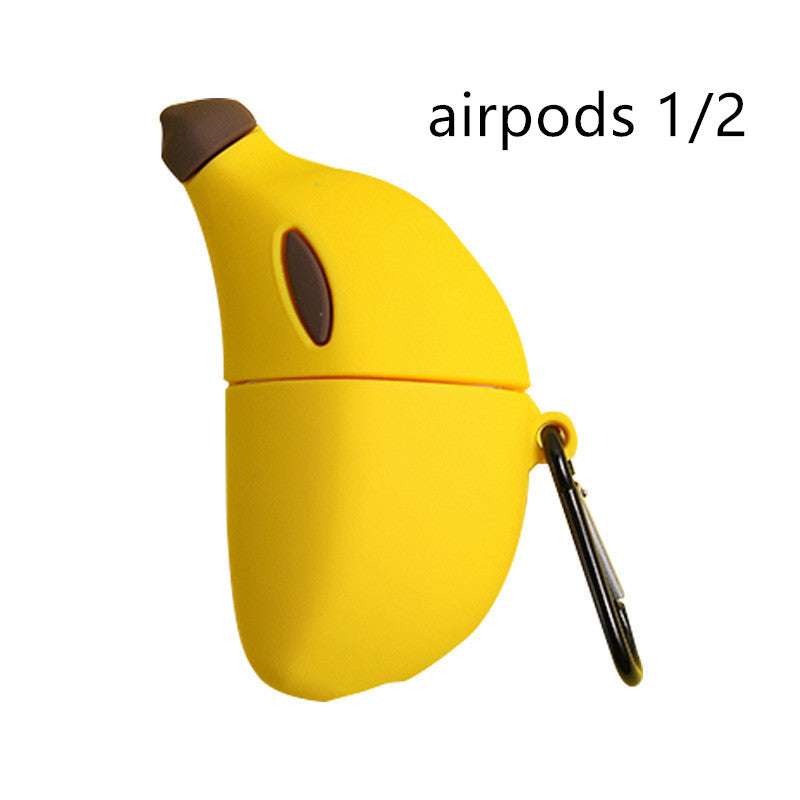 Lovely banana airpods Pro protective silicone - Minihomy