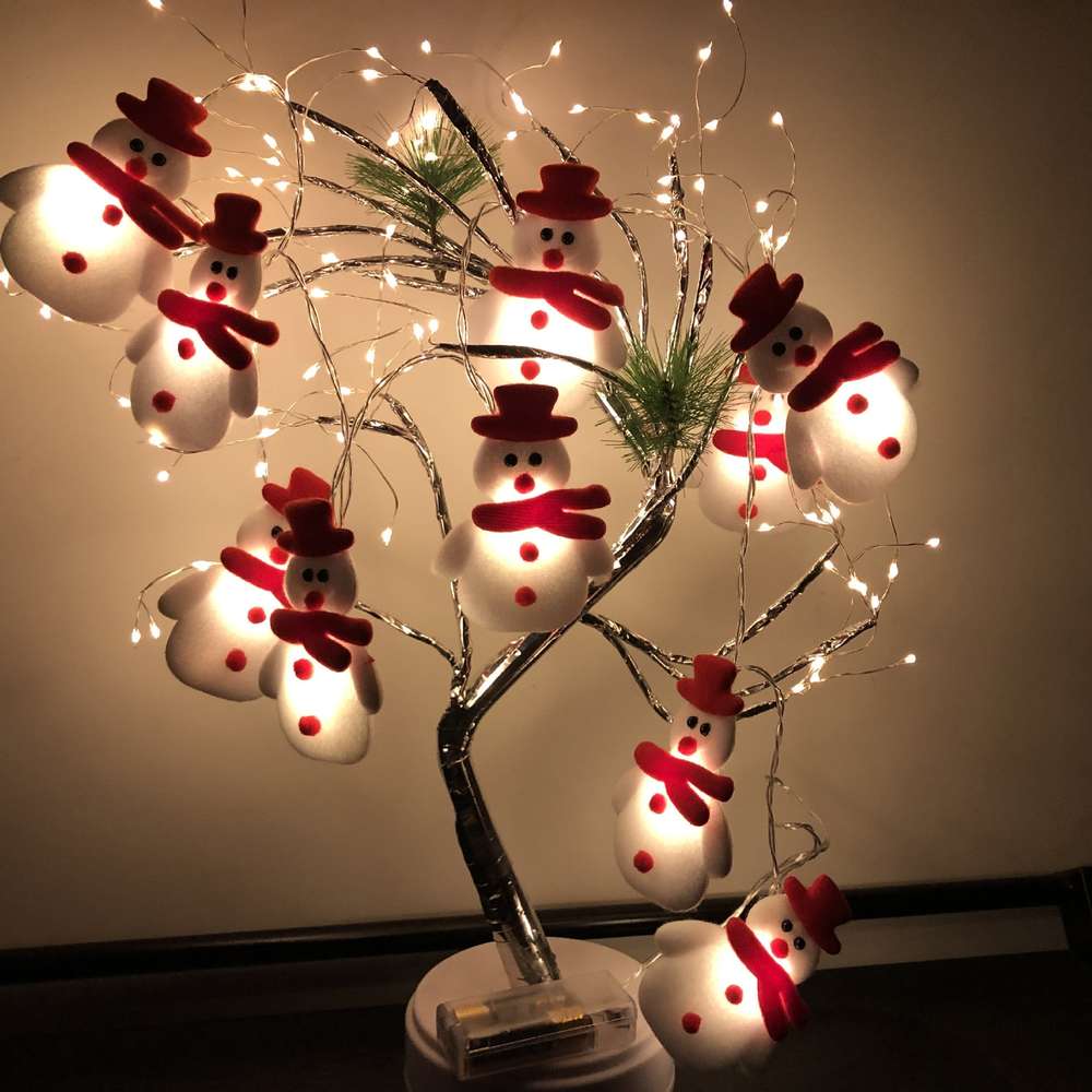 Christmas Tree Pendant LED Holiday Party Decoration Lantern - Minihomy