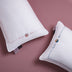 Fiber Lovers Neck Guard Soft And Comfortable Embroidered Single And Double Pillow - Minihomy