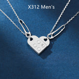 Puzzle Love Couple Trend Creative Clavicle Chain