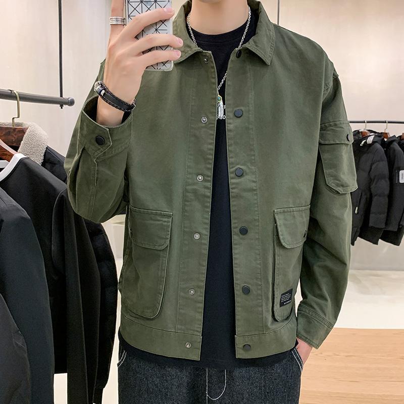 Men's Casual Clothes Autumn Coat Men Autumn Tooling Jacket Men - Minihomy