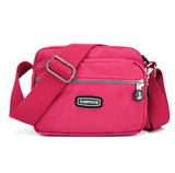 Messenger Bag Small Square Simple And Versatile Nylon Multi Compartment