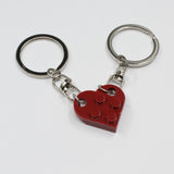 Heart Key Chain Valentines Day Gift Blocks Can Split Key Link Couples