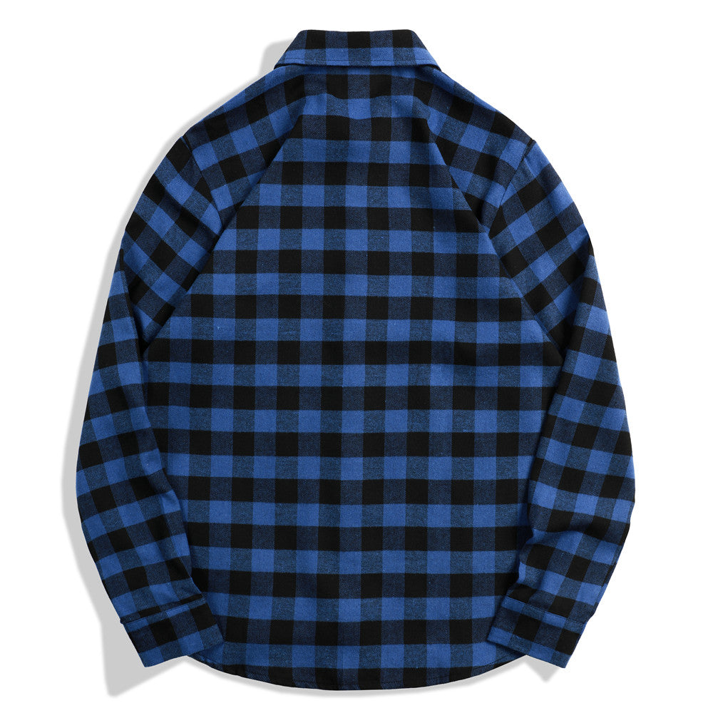 Casual Plaid Shirt For Men - Minihomy